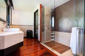 teak shower floors pros and cons