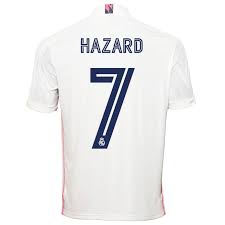 The official home jersey of real madrid for the 2020/21 season. Hazard 7 Real Madrid Home Jersey 2020 21 Adidas Fm4735 Hazard Amstadion Com