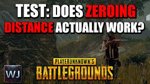 What is zeroing distance pubg? Test Does Zeroing Distance Actually Work Playerunknown S Battlegrounds Pubg Youtube