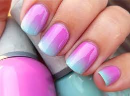 All you have to do is to ensure that you have all the shades of polish in place. Colorful Floral Cute Easy Gradient Nail Designs For Short Nails 21 Cute Easy Nail Designs For Short Nails Backstage Studio M M