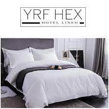 hotel white damask bedding double 600