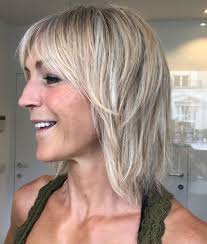 Shaggy shoulder length with bangs. 15 Modern Shaggy Hairstyles For Women Over 50 With Fine Hair