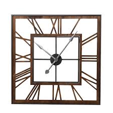 Skeleton Wall Clock Square All