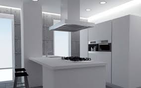 Modern Minimalist One Wall Kitchen With