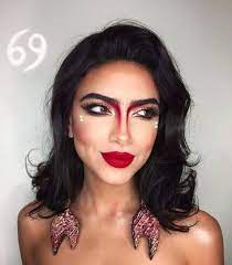 Makeup Inspired By Zodiac Signs Cancer Makeup Look Tiktok Makeup  gambar png