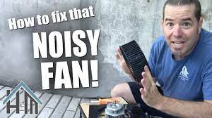 how to fix noisy bath fan rattling fan