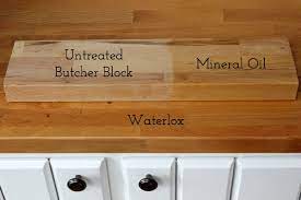 That can go rancid which will ruin the block or board. Sealing Butcher Block Countertops Waterlox Vs Mineral Oil Driven By Decor