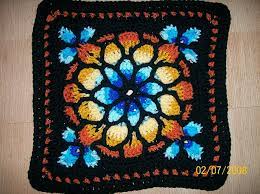 Stained Glass Window Afghan Pattern By