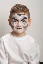 halloween face painting a step by step
