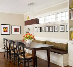 Not only does banquette seating take up less space, but also, unlike a typical chair, you can build storage into the space under the bench. Banquette Benches With Storage Better Homes Gardens