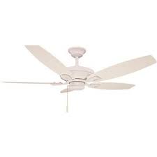 indoor outdoor matte white ceiling fan