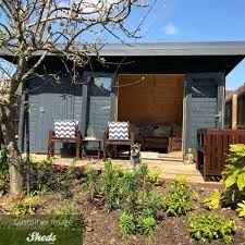 Solve your storage needs and enhance the appearance of your yard with custom built storage sheds from holly hill. Greenway 4 5m X 3m Alder Log Cabin With Storage Shed