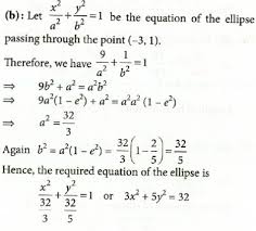 Find The Equation Of The Ellipse Which