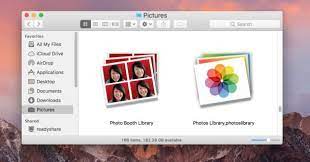 where photos files are d on mac