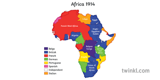 Map of africa at 1914ad timemaps. African Colonies In 1914 Countries Europe First World War History Secondary