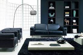 black furniture in the living room how