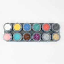 grimas 12 colour water paint palette