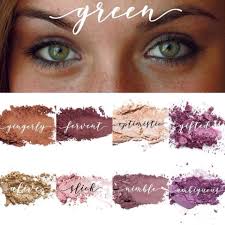 eyeshadow color for green eyes