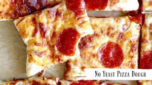 no yeast pizza dough recipe only 20