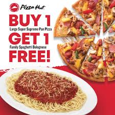 Pizza hut often offers multiple deals and codes for select food items, so be sure to take advantage every time you order! Manila Shopper Pizza Hut Buy1 Get1 Delivery Take Out Promo Mar 2019