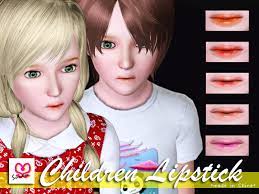 the sims resource children lipstick