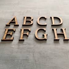Wooden Letters Large Small 3cm 40cm 4mm