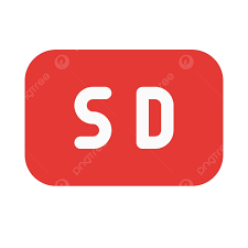 sd vector art png sd video on isolated