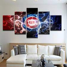 Chicago Cubs Sport 5 Panel Canvas Art