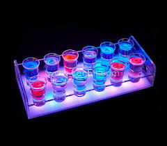 Acrylic Tray Wine Cup Shot Glasses Holder