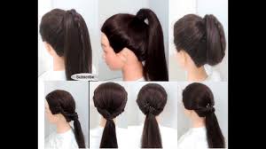 Ponytail hairstyles are comfortable, cute and easy to do. Easy Hairstyles 6 Ponytail Hairstyles For Girls Long Hair Youtube