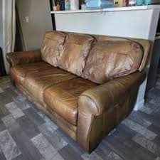 lane leather couch in