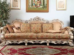 solid wood antique luxurious sofa set