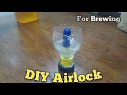 homemade airlock for fermentation