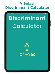 Discriminant Calculator On The App