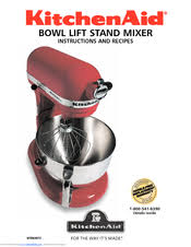 manual, kitchen aid mixer