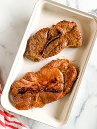 juicy baked pork steak the feathered