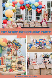 toy story 1st birthday party