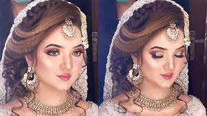 rabeeca khan bridal juda hairstyle for