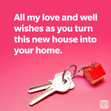 congratulations on your new home