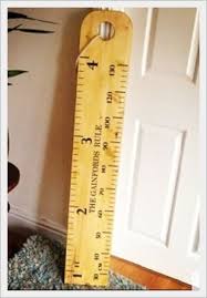 Fabulous Handmade Wooden Ruler Height Chart From Www