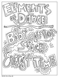 the arts coloring pages and printables