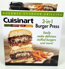 cuisinart csbp 100 3 in 1 burger press