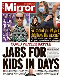 daily mirror 2021 09 14