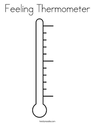 Show your child how to construct a homemade thermometer. Feeling Thermometer Coloring Page Emotional Thermometer Counseling Worksheets Feelings