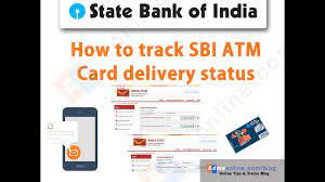 sbi atm card delivery status