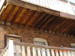 rotting cantilevered deck joists