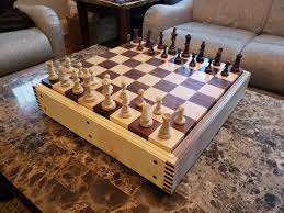 There are 206 chess board setup for sale on etsy, and they cost 103,37 $ on average. Walnut And Maple Chess Board Setup Chess Board Setup Chess Board Walnut