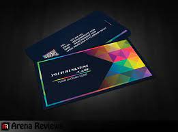 Free business card template includes two layout options with a minimal gradient design. Graphic Design Business Card Template Free Download Arenareviews