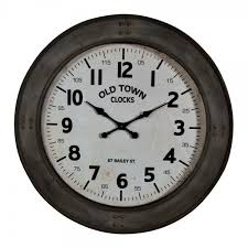 Buy Old Town Round Wall Clock Large