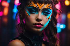 fantasy art makeup bold makeup look